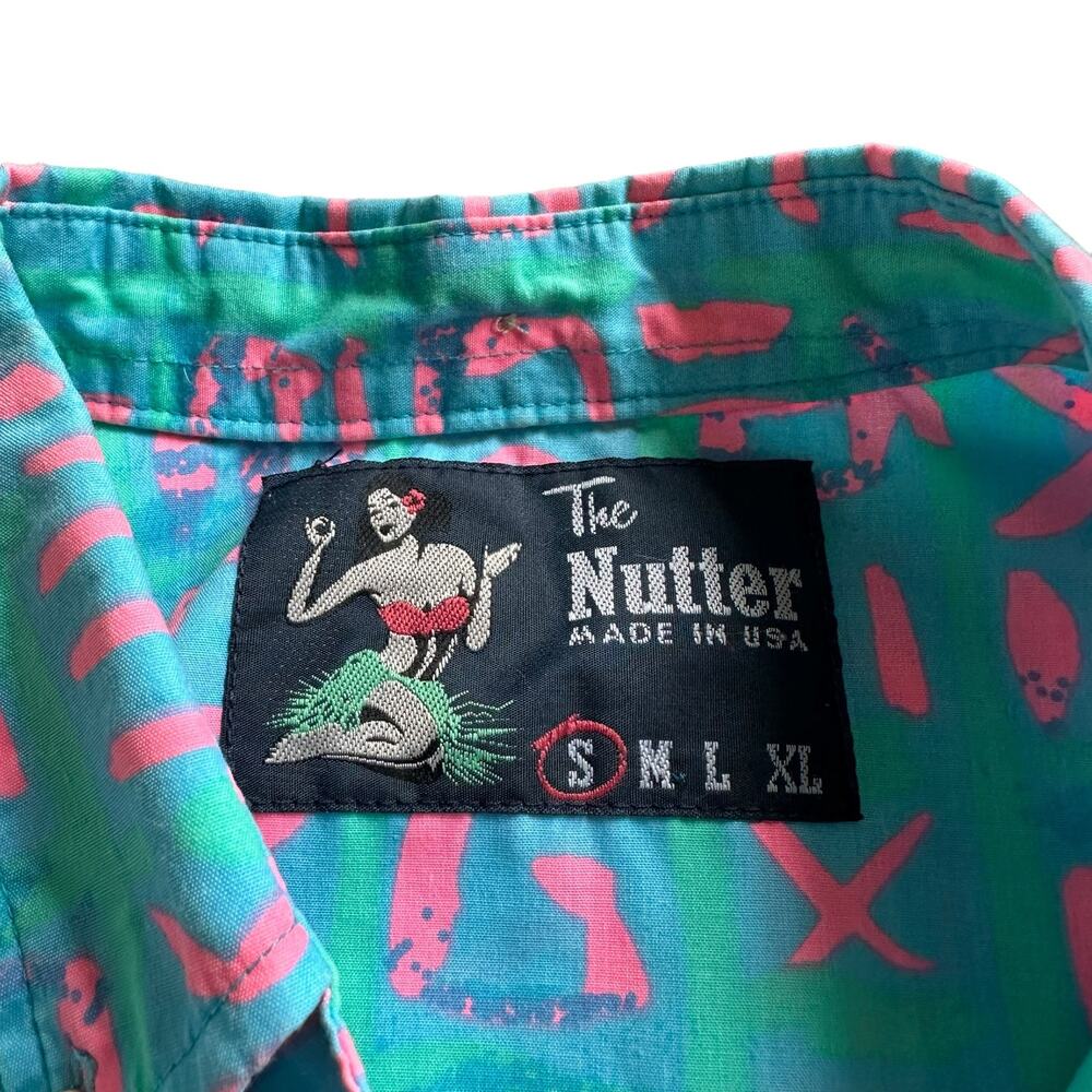 The Nutter Chubbies 80's Colorful Pattern Short S… - image 4